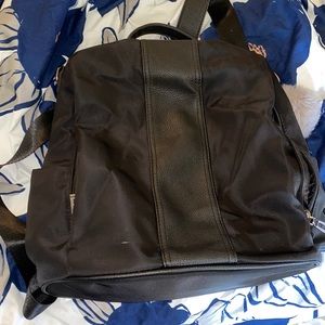 Black backpack. Perfect for travel